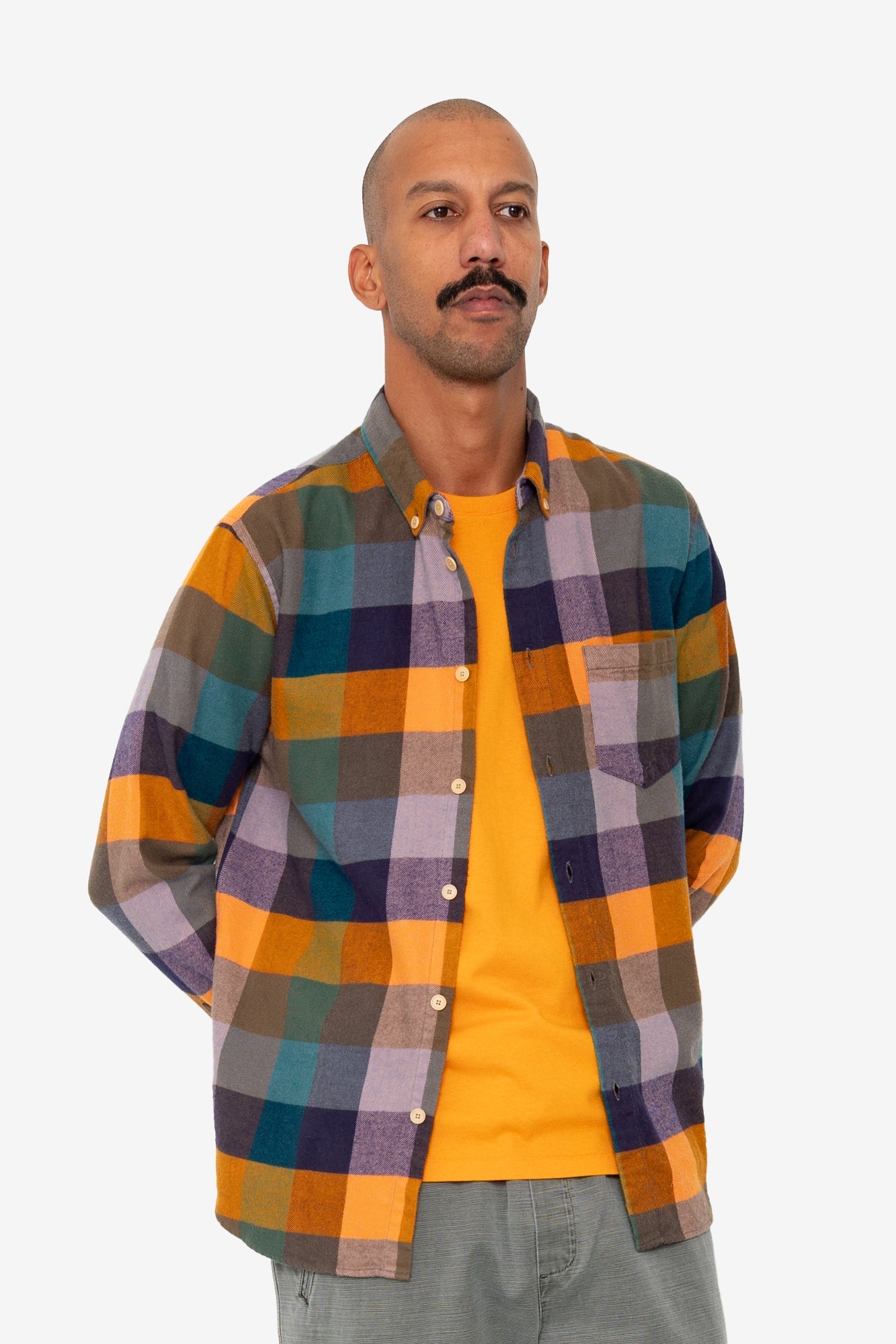 Relaxed Fit Shirt - Pumpkin Mix