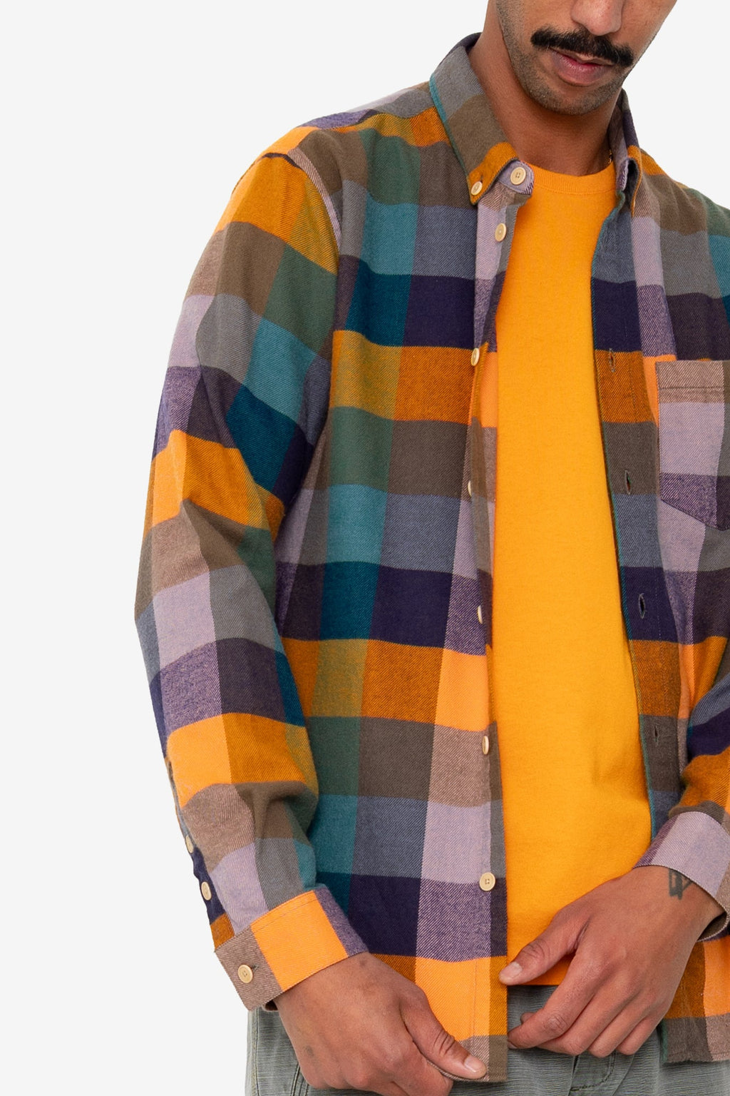 Relaxed Fit Shirt - Pumpkin Mix