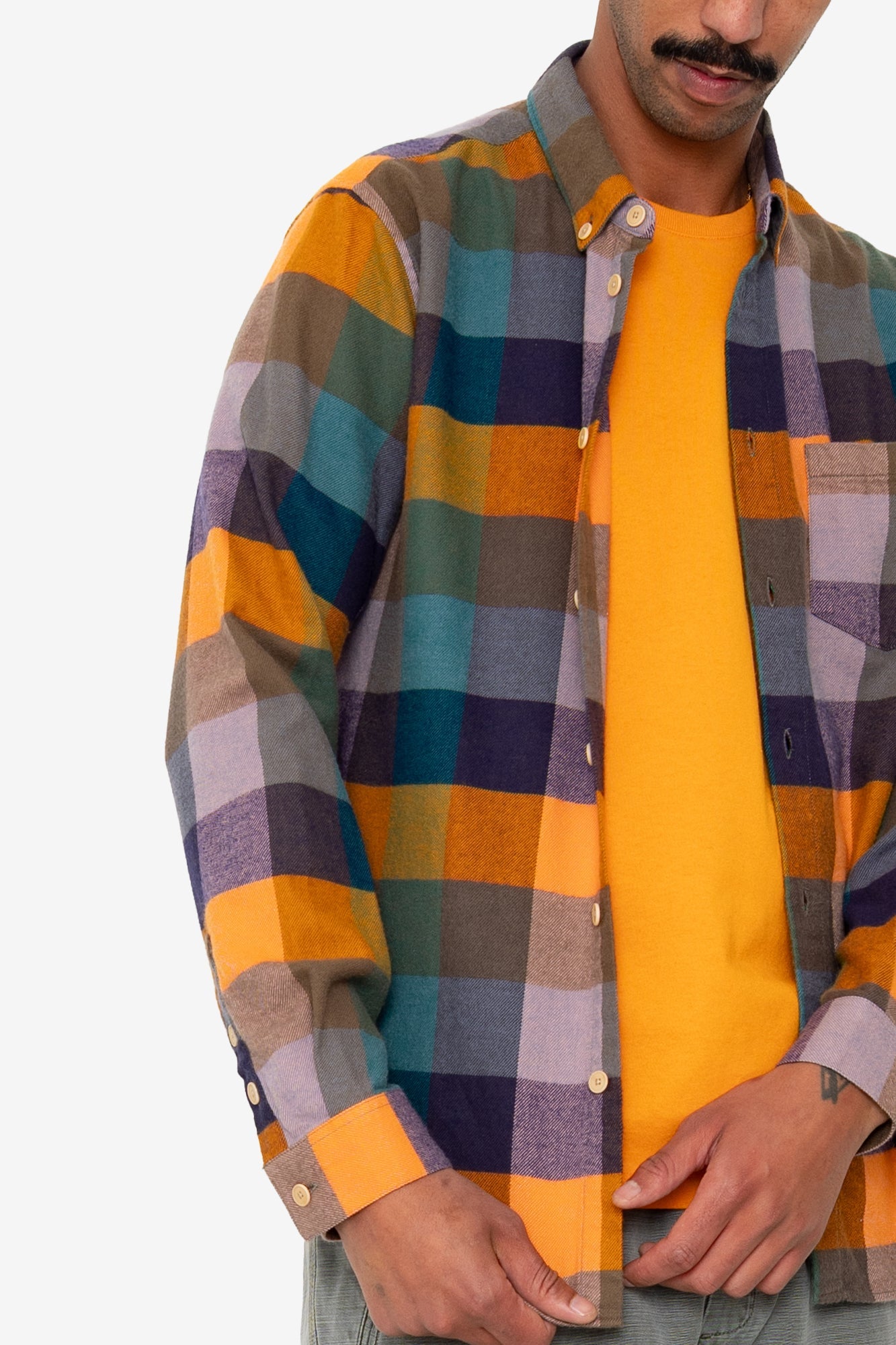 Relaxed Fit Shirt - Pumpkin Mix