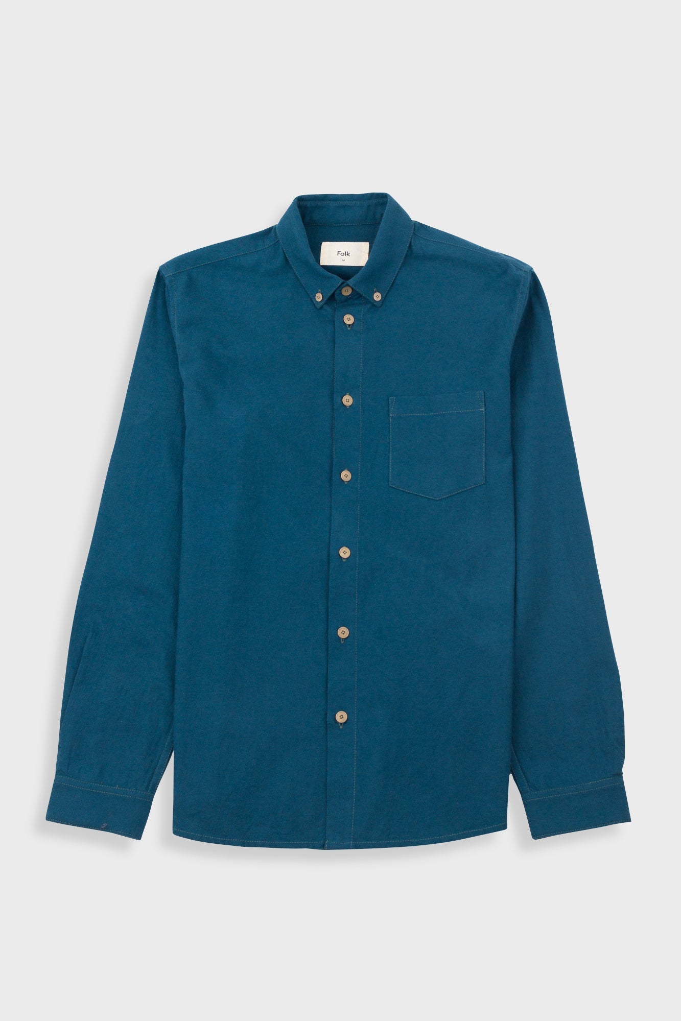 Relaxed Fit Shirt - Storm Blue Flannel