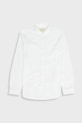 Relaxed Fit Shirt - White Fine Stripe