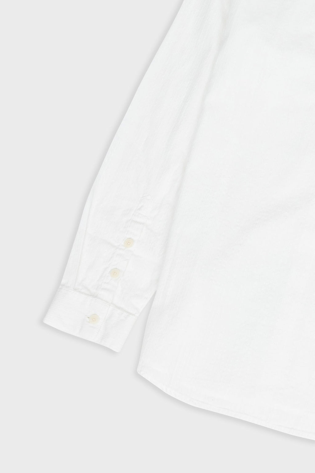 Relaxed Fit Shirt - White Fine Stripe