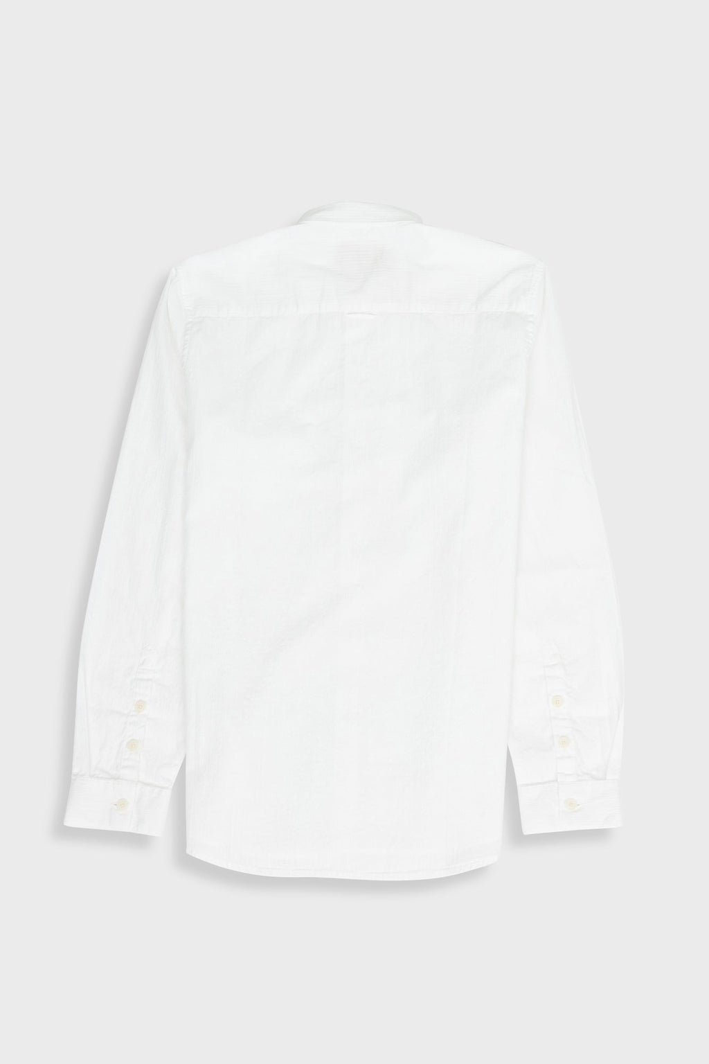 Relaxed Fit Shirt - White Fine Stripe