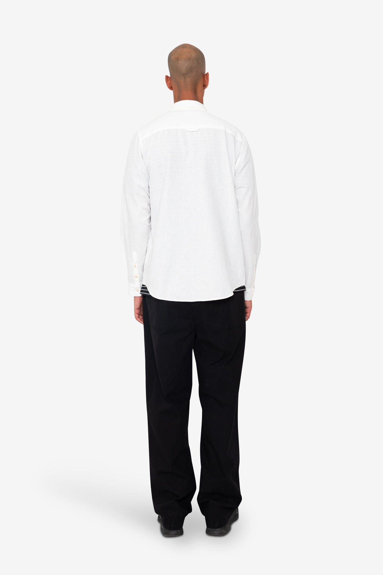 Relaxed Fit Shirt - White Slub