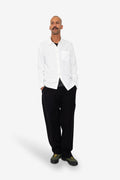 Relaxed Fit Shirt - White Slub
