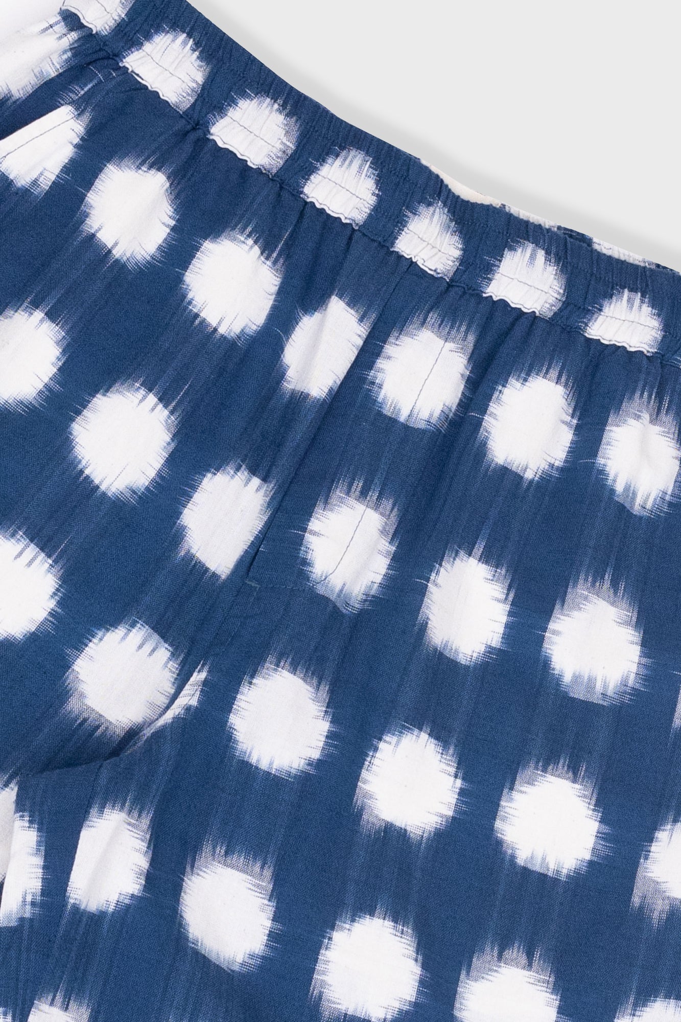 Relaxed Short - Indigo Ikat