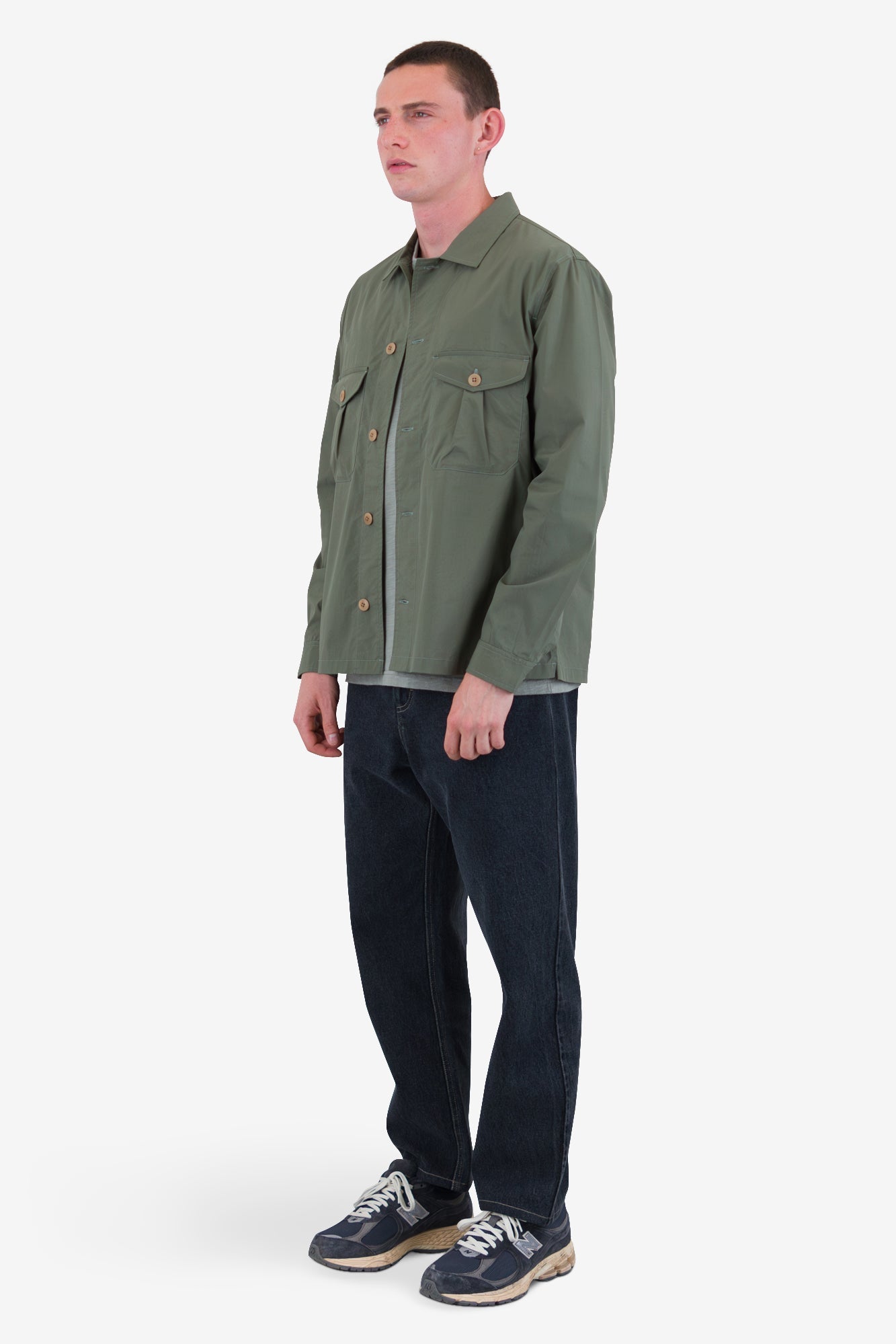 Revere Overshirt - Dark Sage
