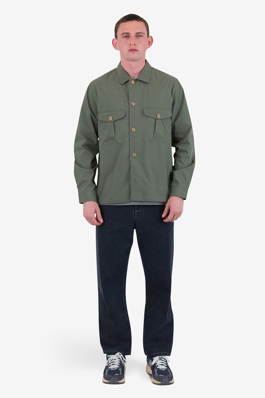 Revere Overshirt - Dark Sage