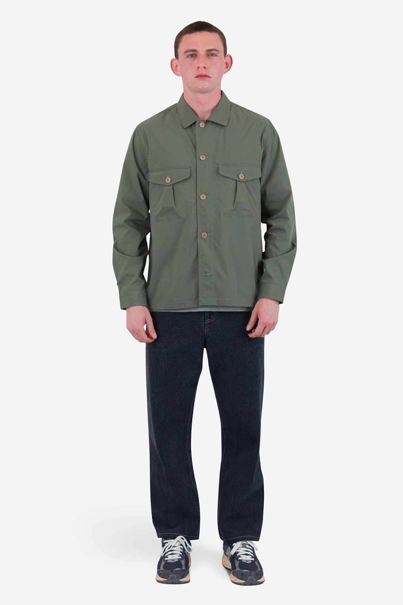 Revere Overshirt - Dark Sage