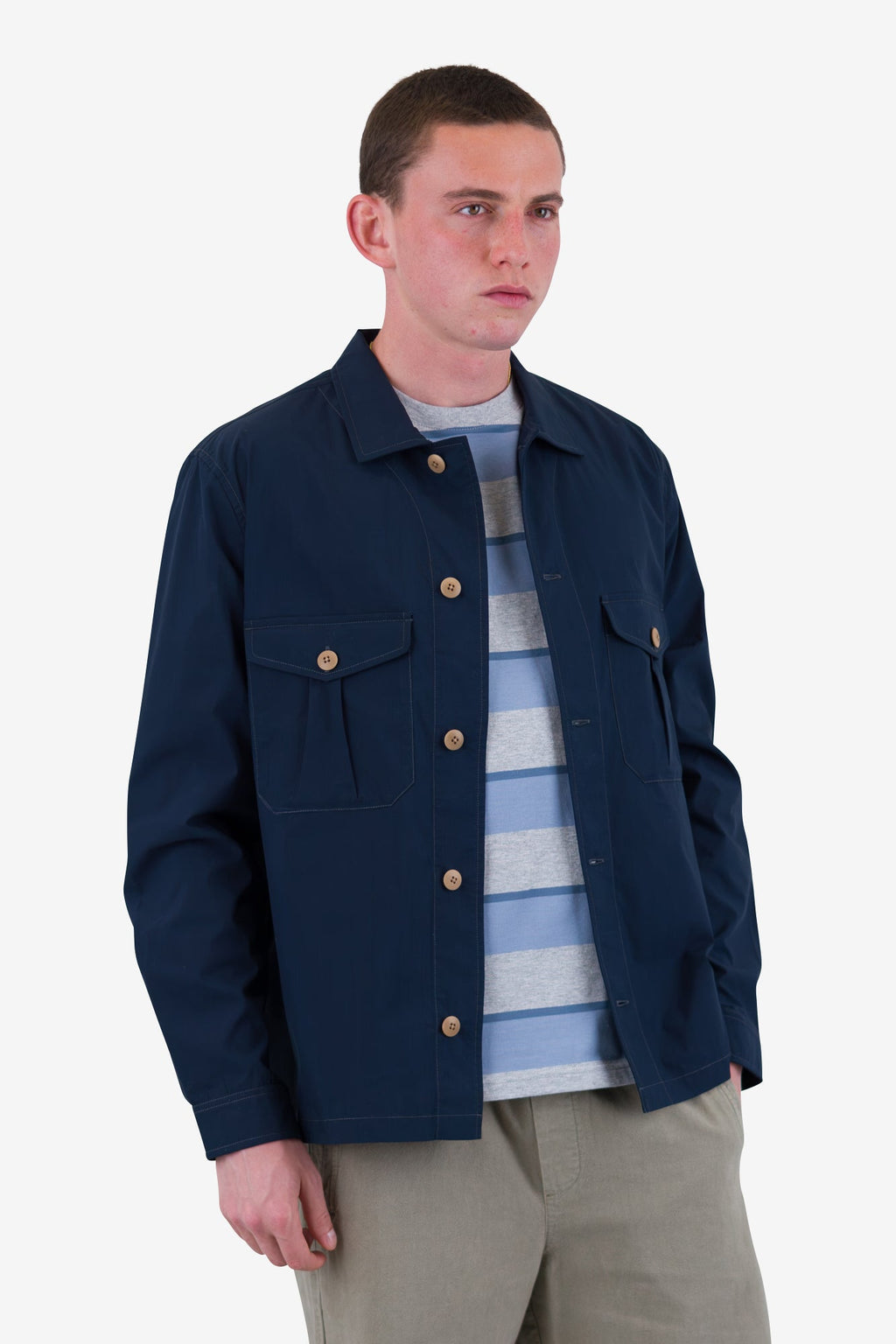 Revere Overshirt - Navy