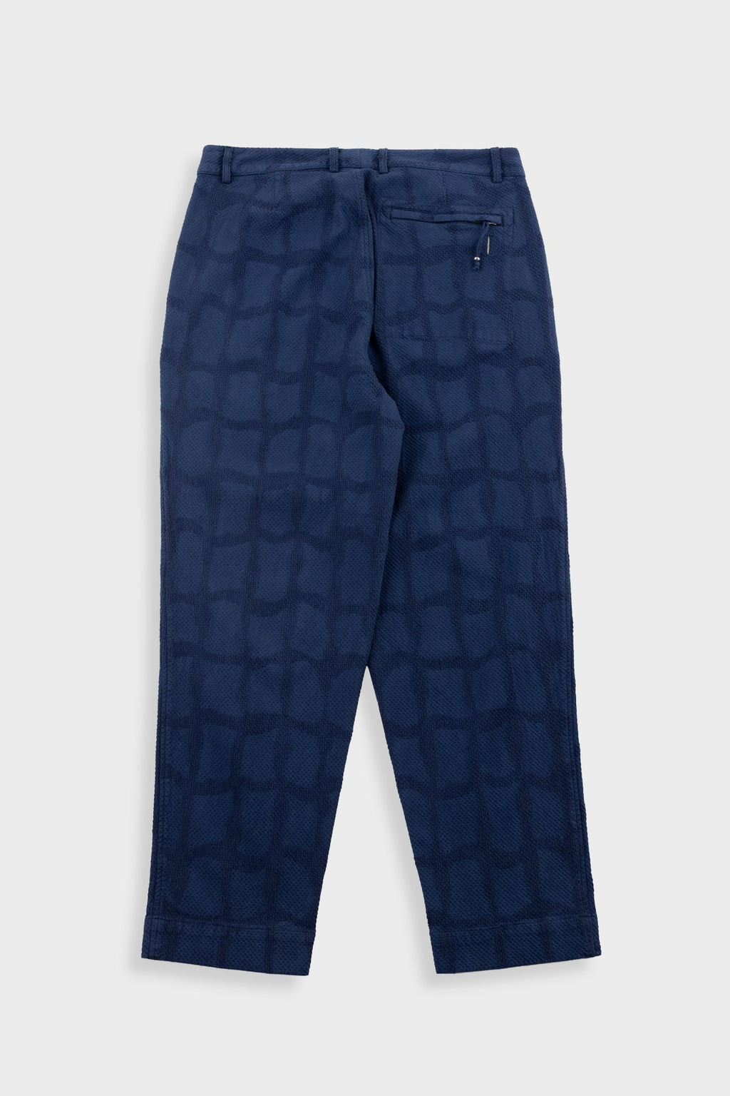 Signal Pant - Irregular Block Jacquard Navy