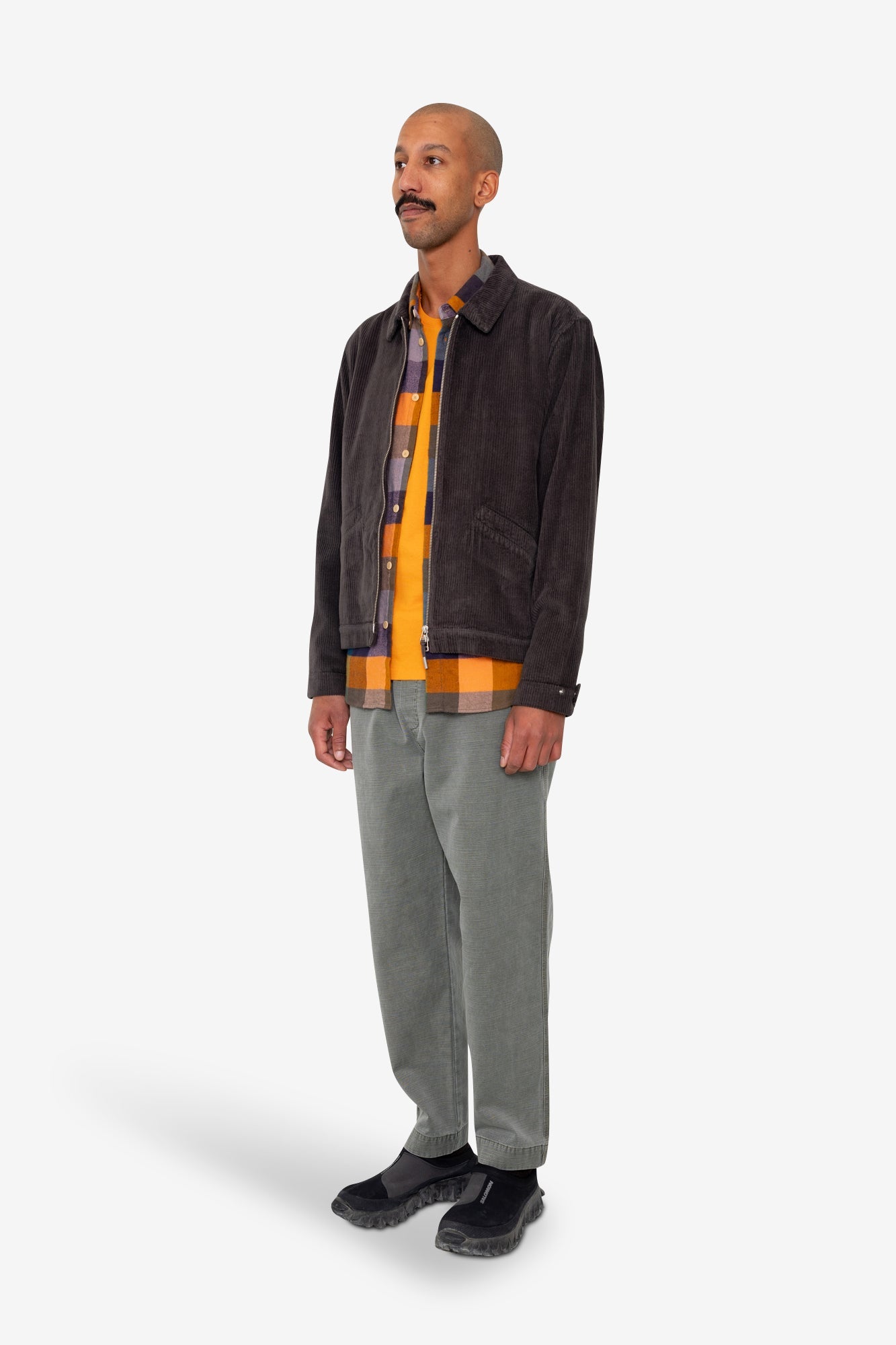 Signal Blouson - Black Grape Chunky Cord