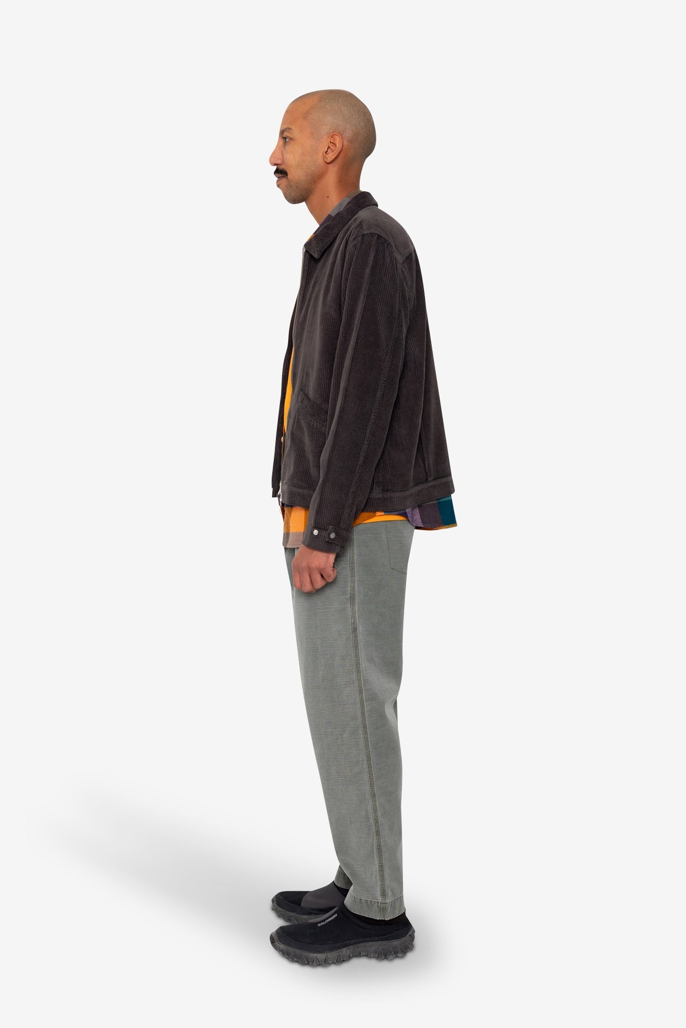 Signal Blouson - Black Grape Chunky Cord