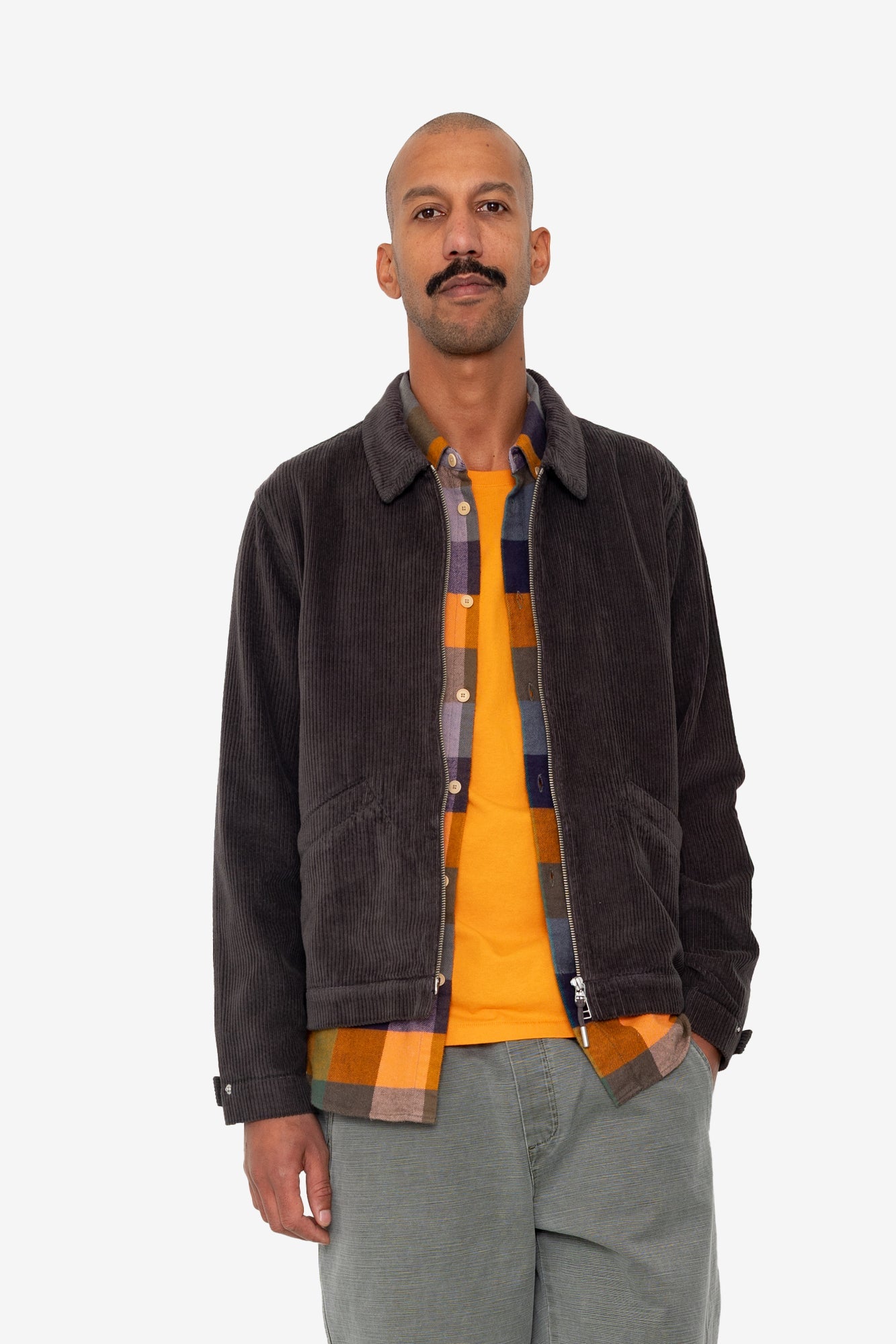 Signal Blouson - Black Grape Chunky Cord