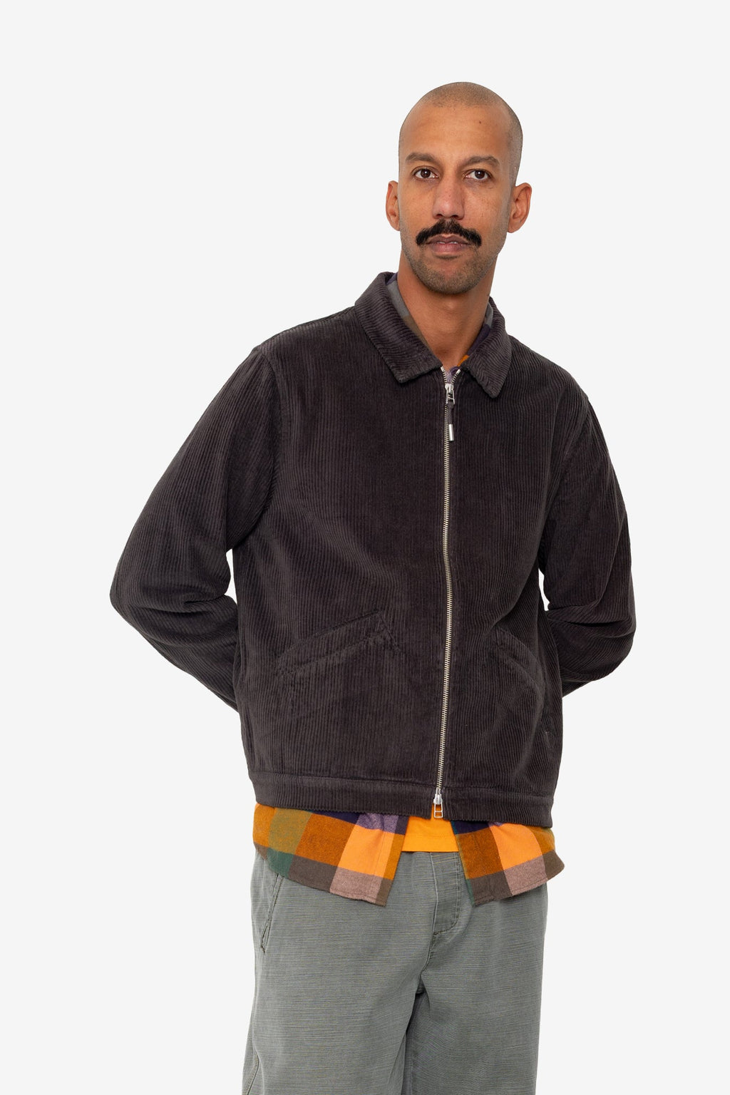 Signal Blouson - Black Grape Chunky Cord