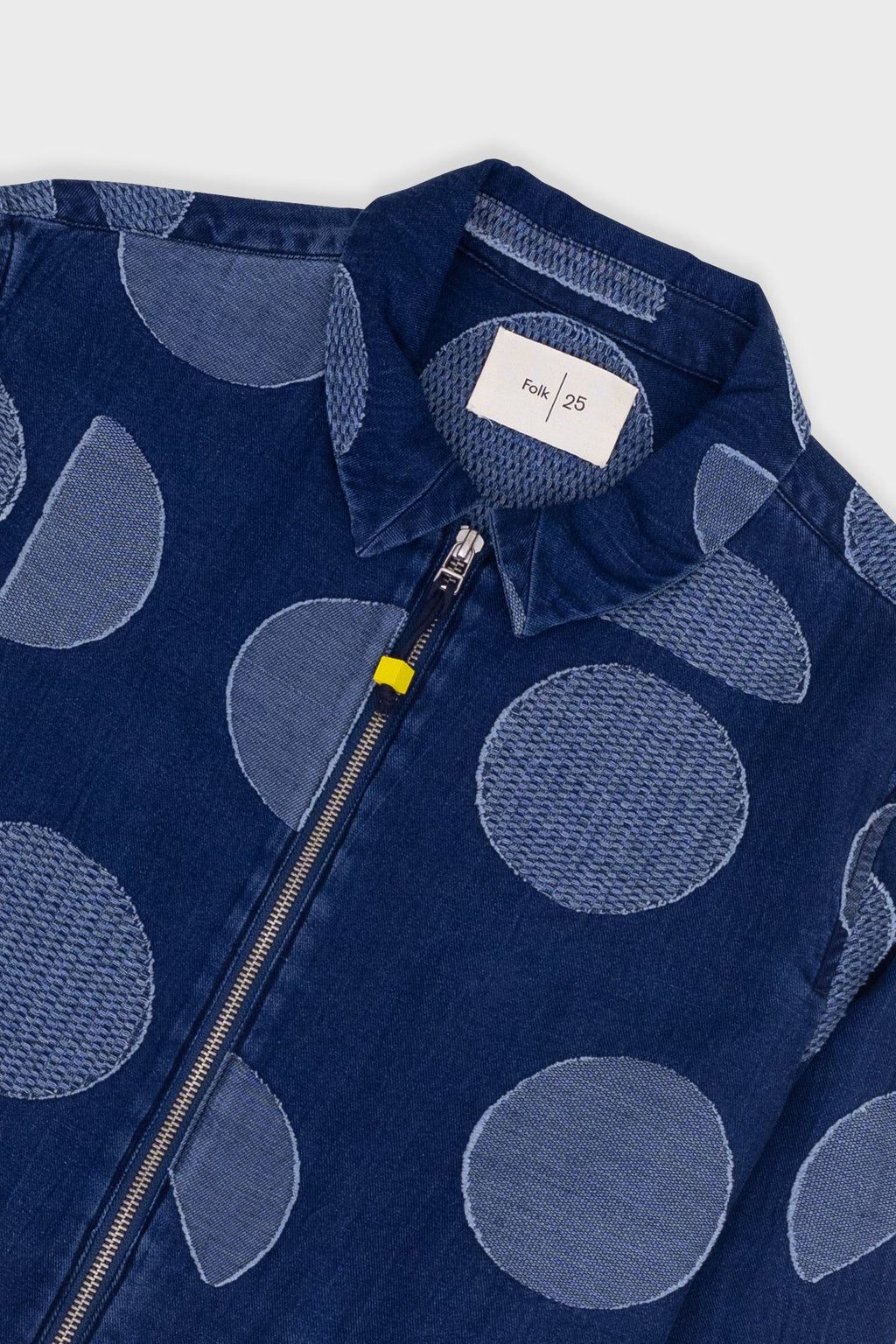 Signal Blouson - Indigo Circle Jacquard