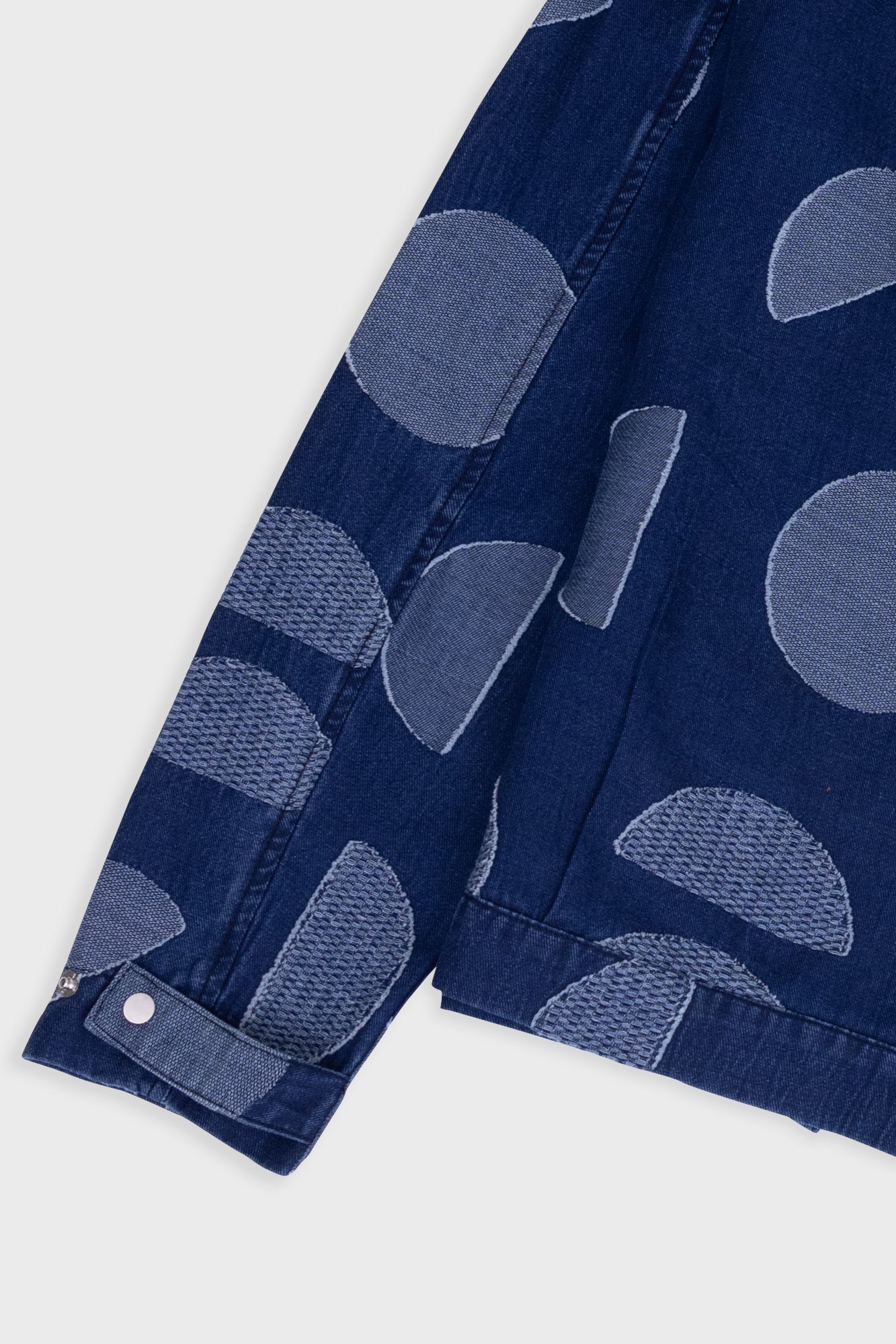 Signal Blouson - Indigo Circle Jacquard