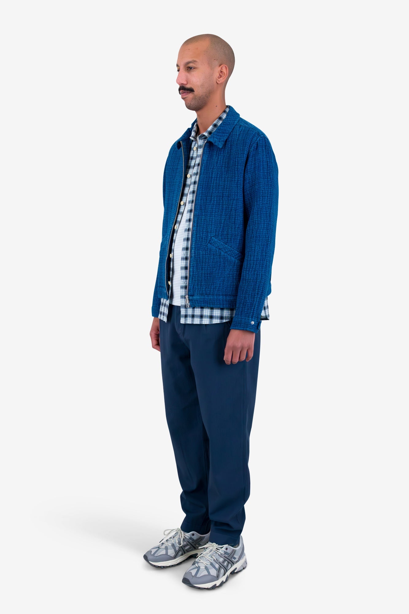 Signal Blouson - Indigo Waffle