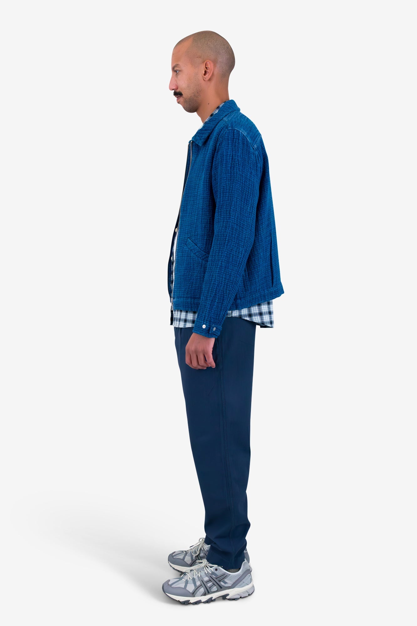 Signal Blouson - Indigo Waffle