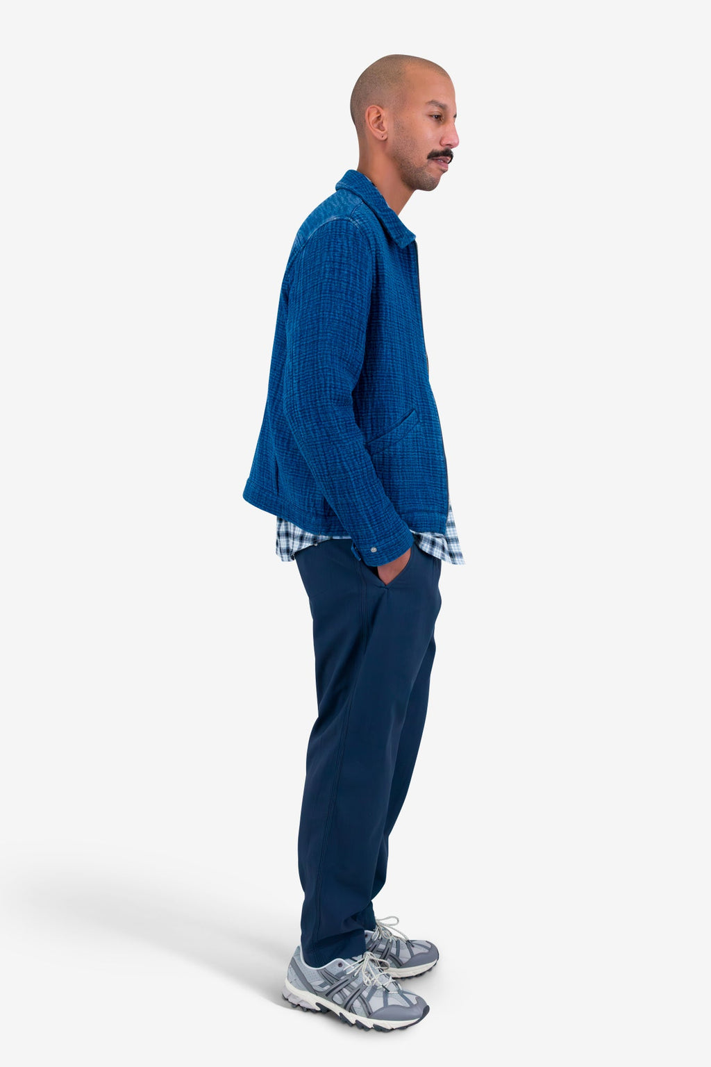 Signal Blouson - Indigo Waffle