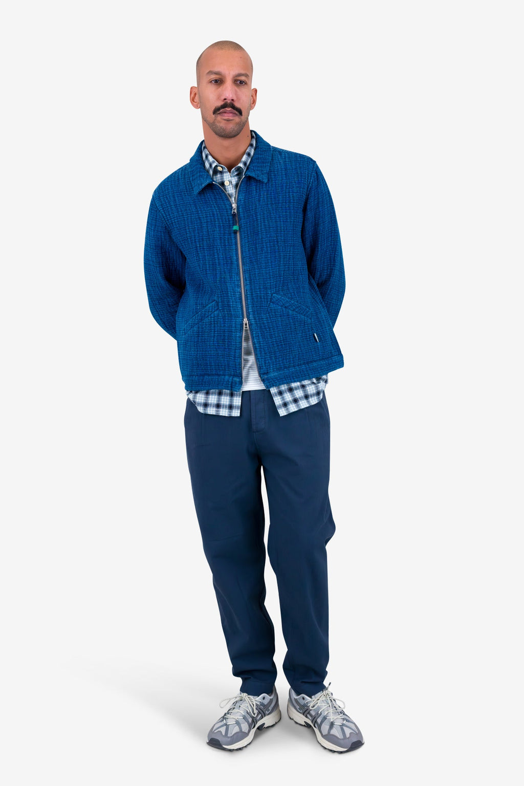 Signal Blouson - Indigo Waffle