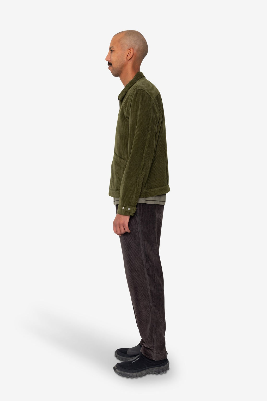 Signal Blouson - Olive Chunky Cord