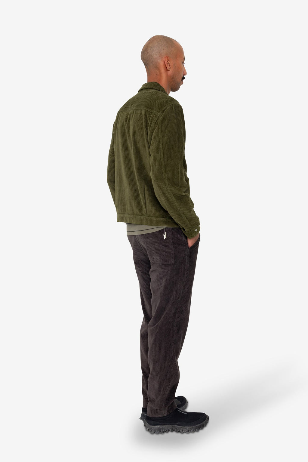 Signal Blouson - Olive Chunky Cord