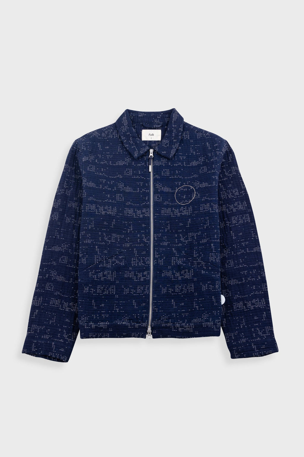 Signal Blouson - Stray Float Stitch Indigo