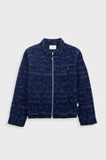 Signal Blouson - Stray Float Stitch Indigo