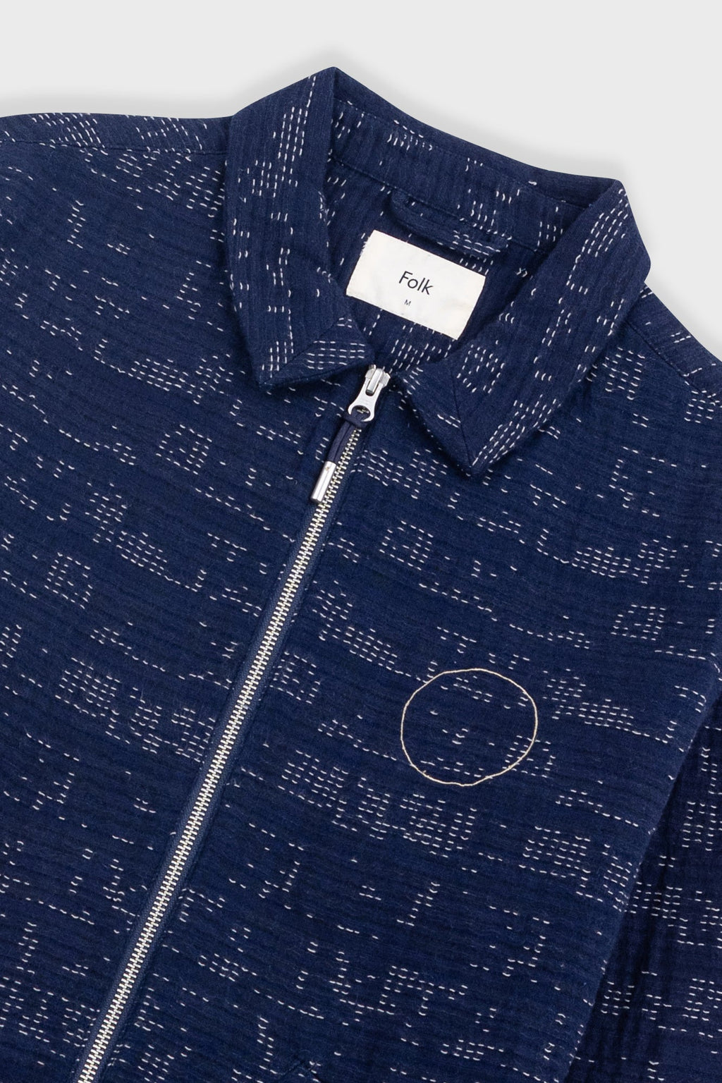 Signal Blouson - Stray Float Stitch Indigo