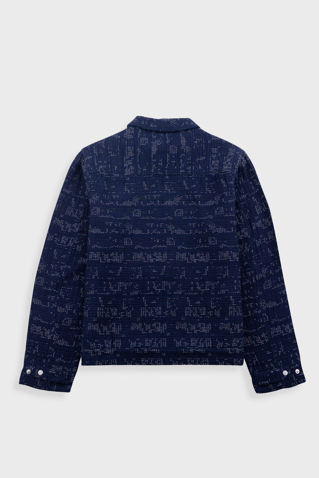 Signal Blouson - Stray Float Stitch Indigo