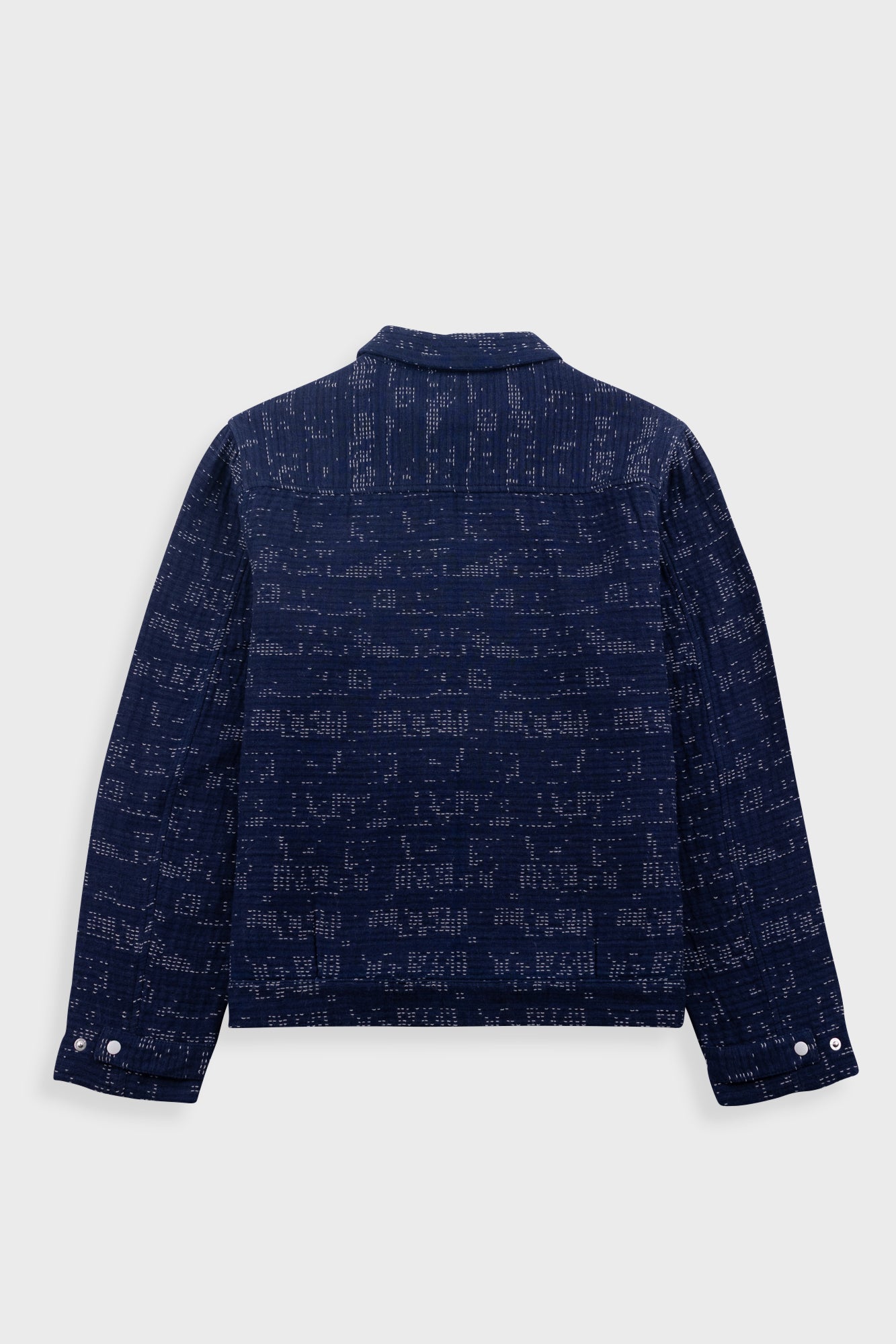 Signal Blouson - Stray Float Stitch Indigo