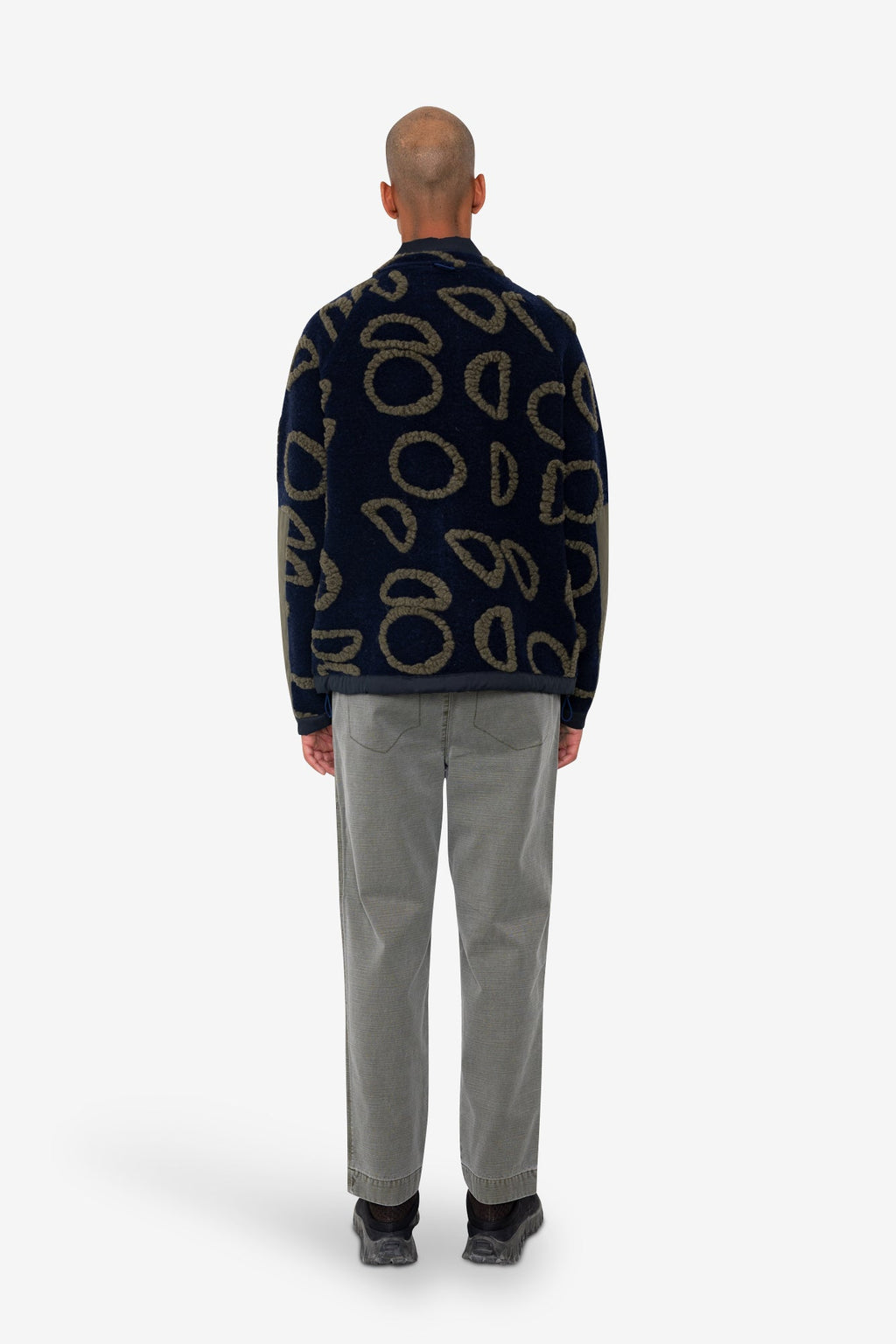 Signal Fleece - Navy Circle Jacquard