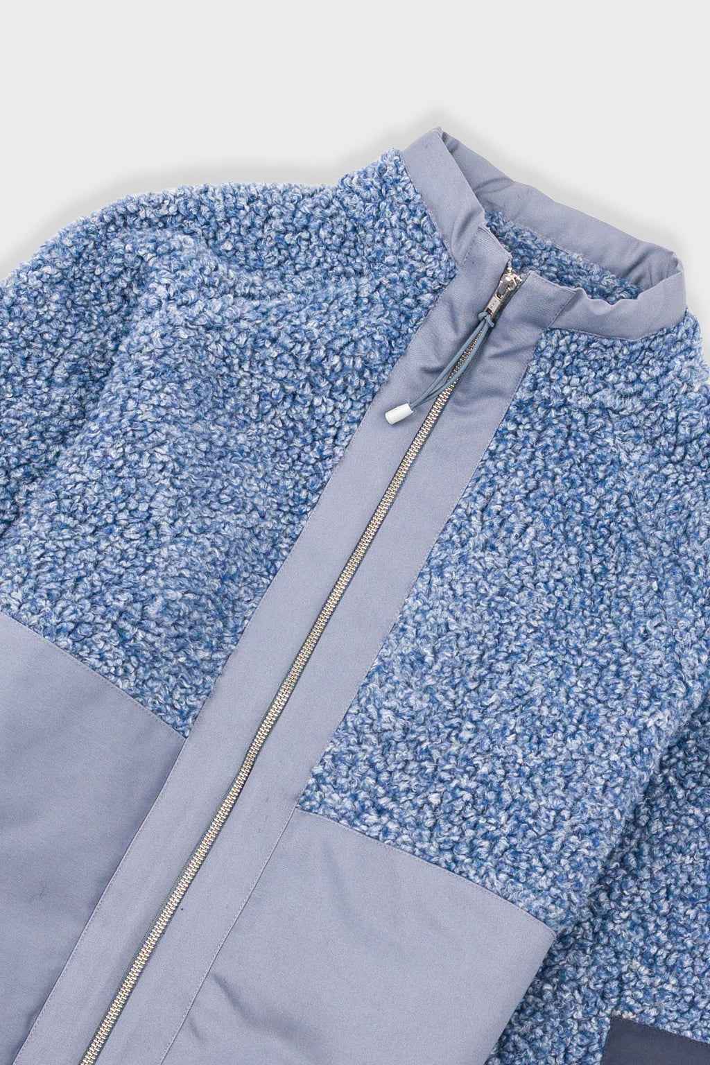 Signal Fleece - Soft Blue Curly Wool