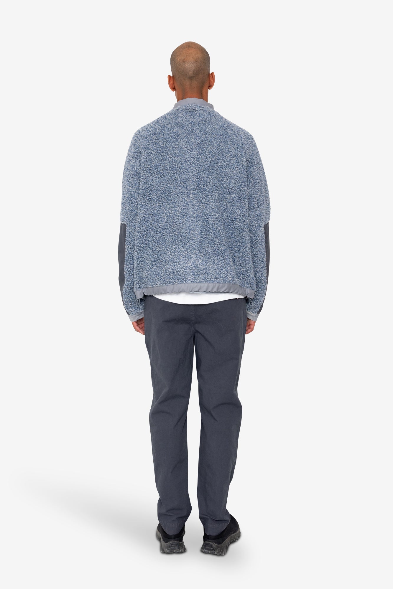 Signal Fleece - Soft Blue Curly Wool