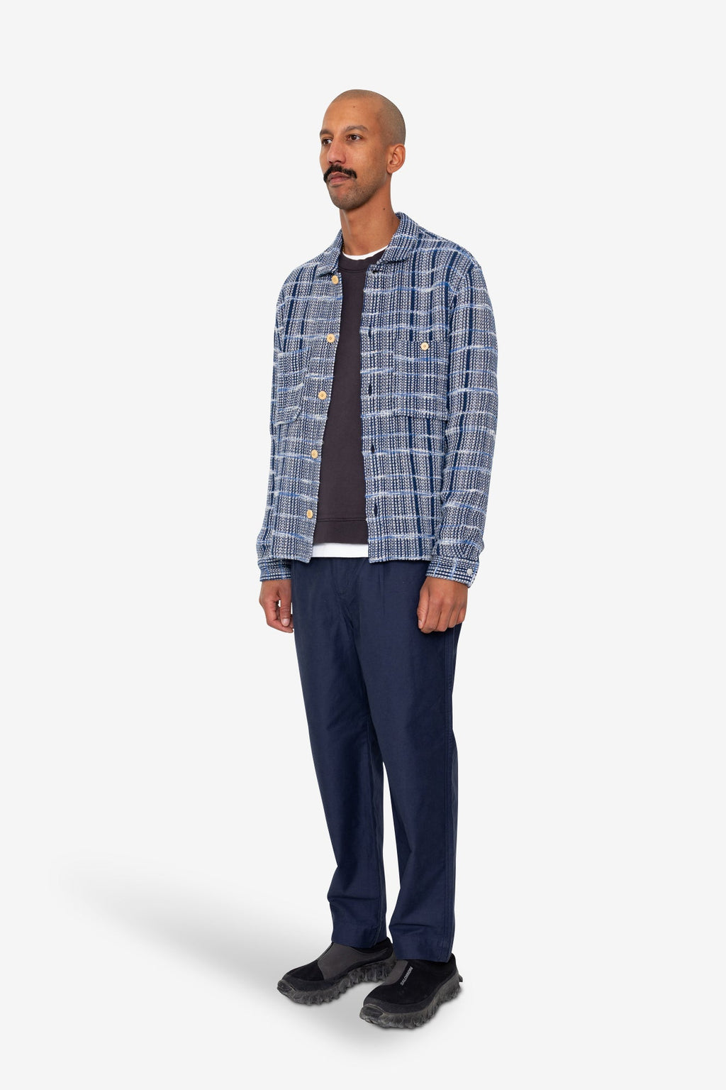Patch Overshirt - Blue Tapestry