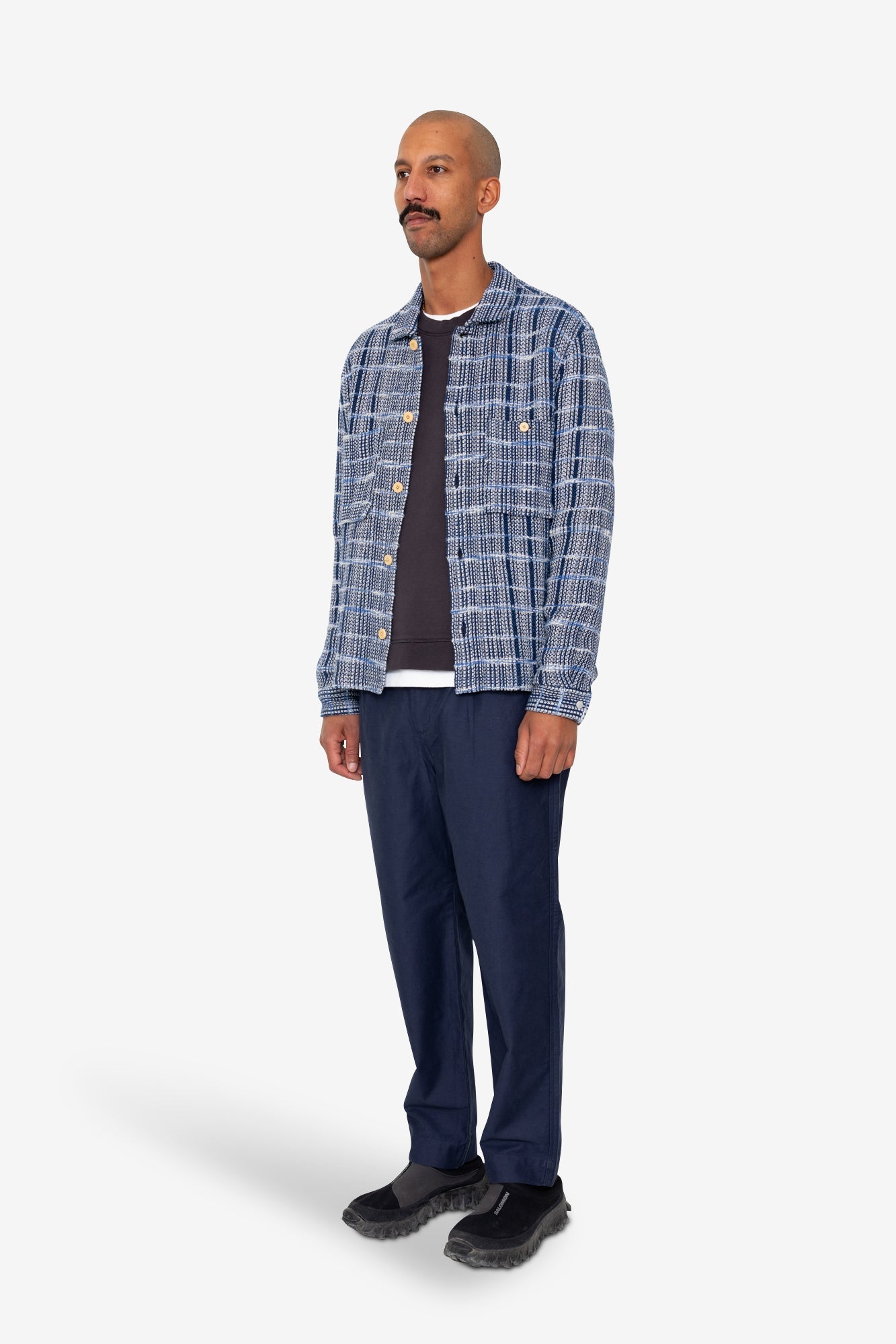 Patch Overshirt - Blue Tapestry