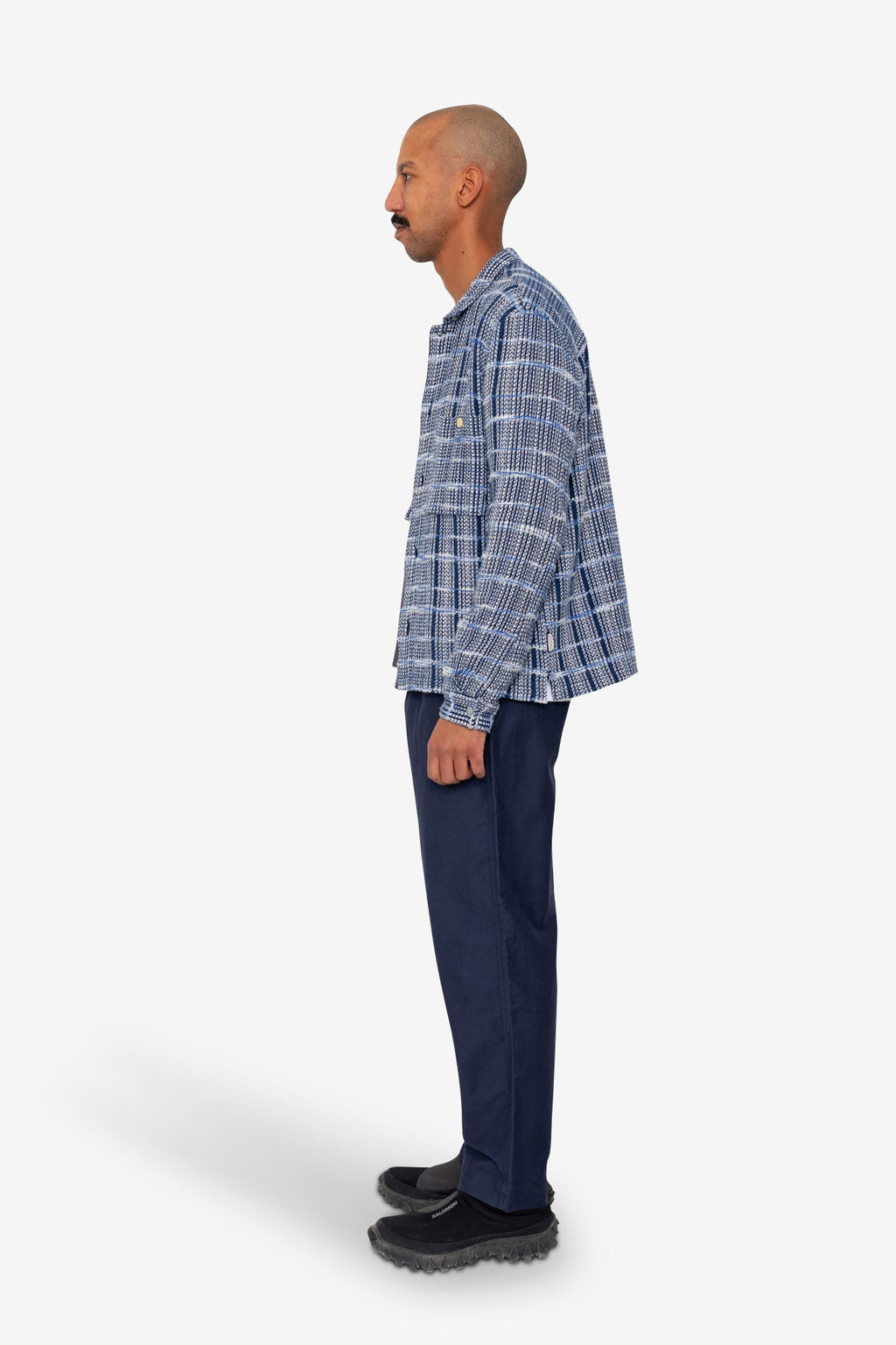 Patch Overshirt - Blue Tapestry