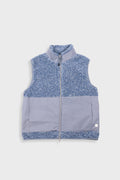 Signal Gilet - Soft Blue Curly Wool