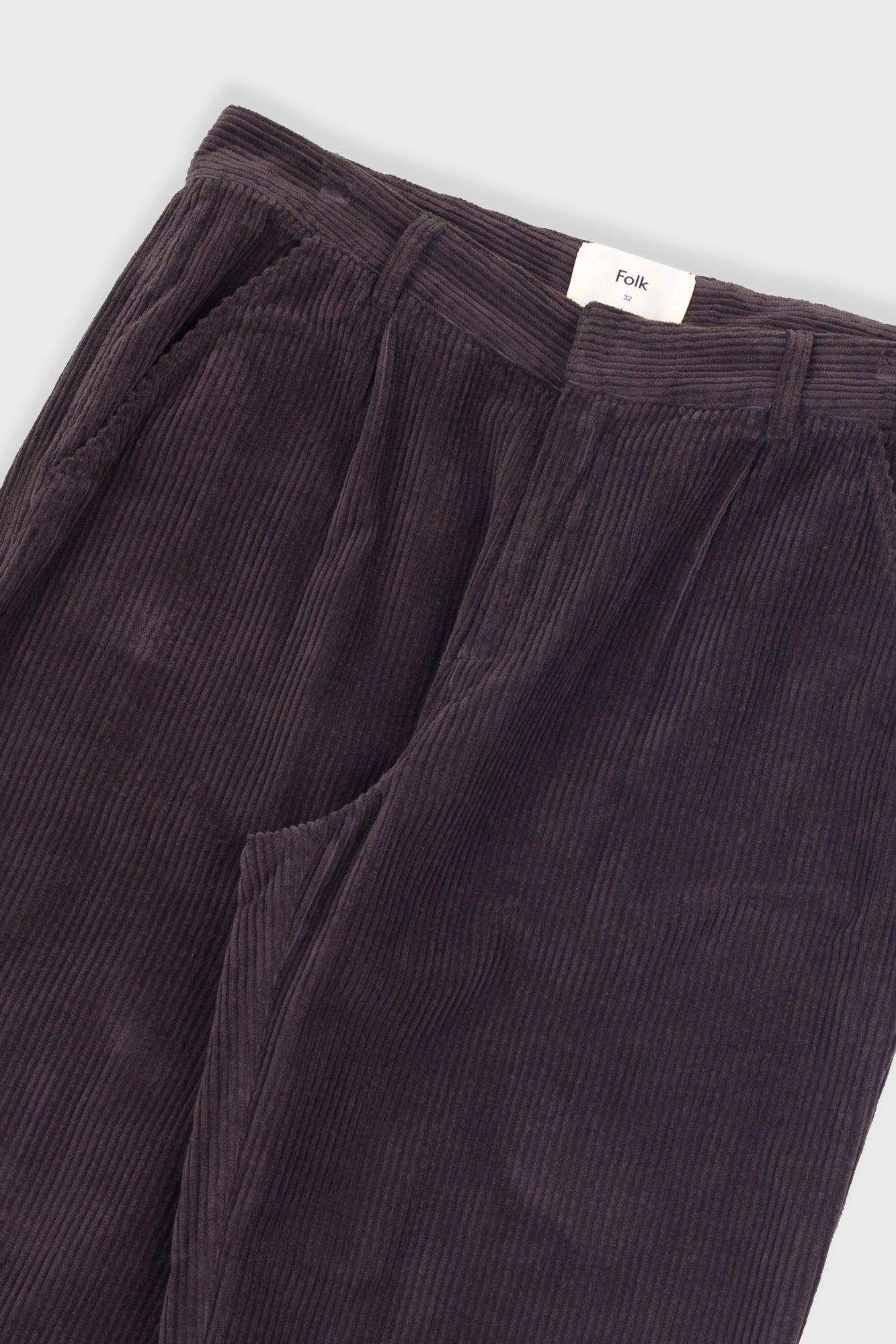 Signal Pant - Black Grape Chunky Cord