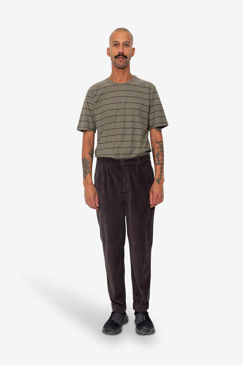 Signal Pant - Black Grape Chunky Cord