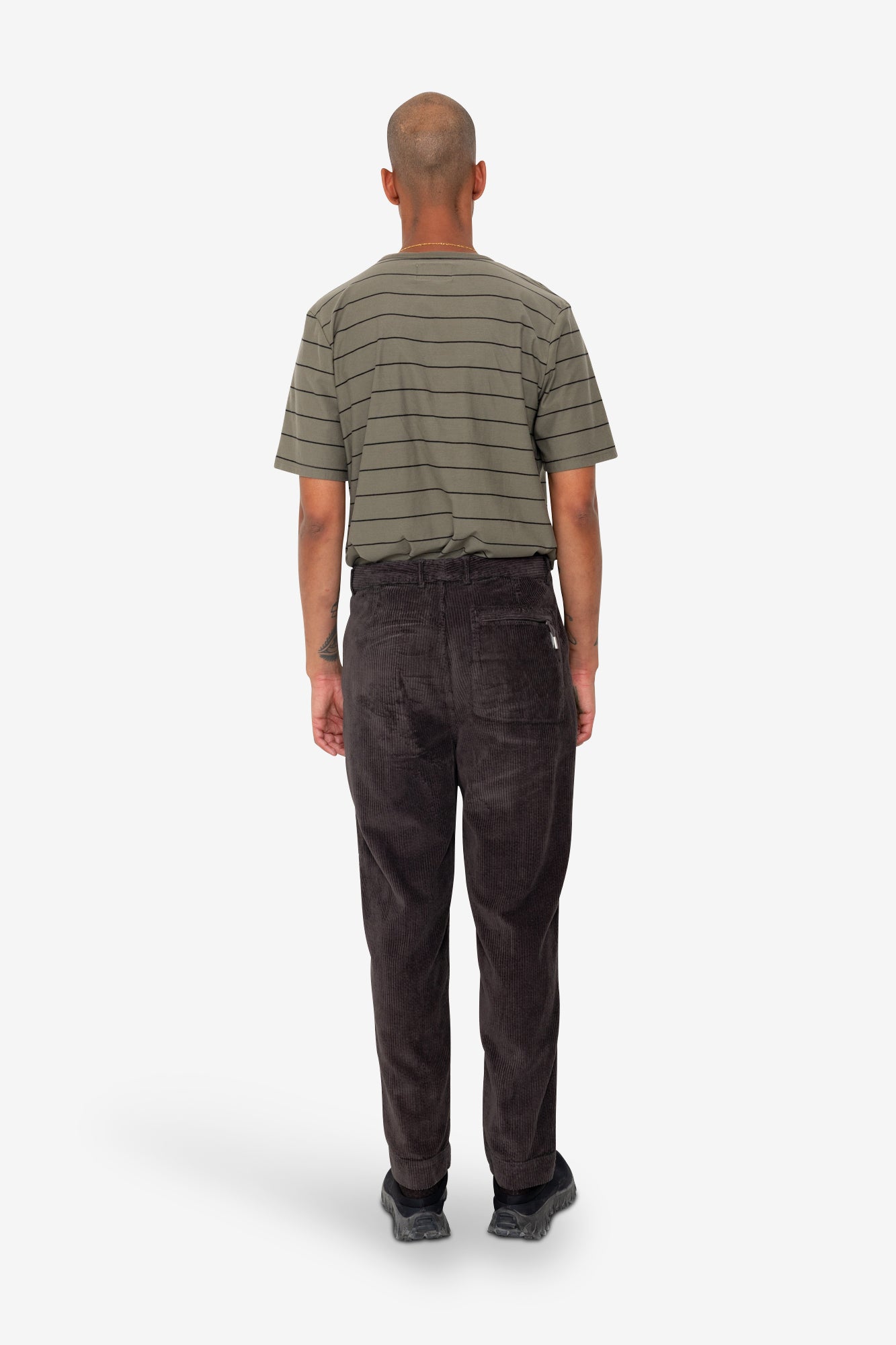 Signal Pant - Black Grape Chunky Cord