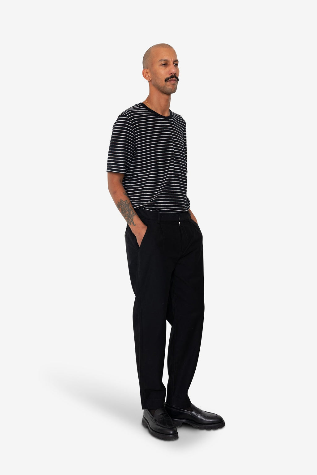 Signal Pant - Black Slub