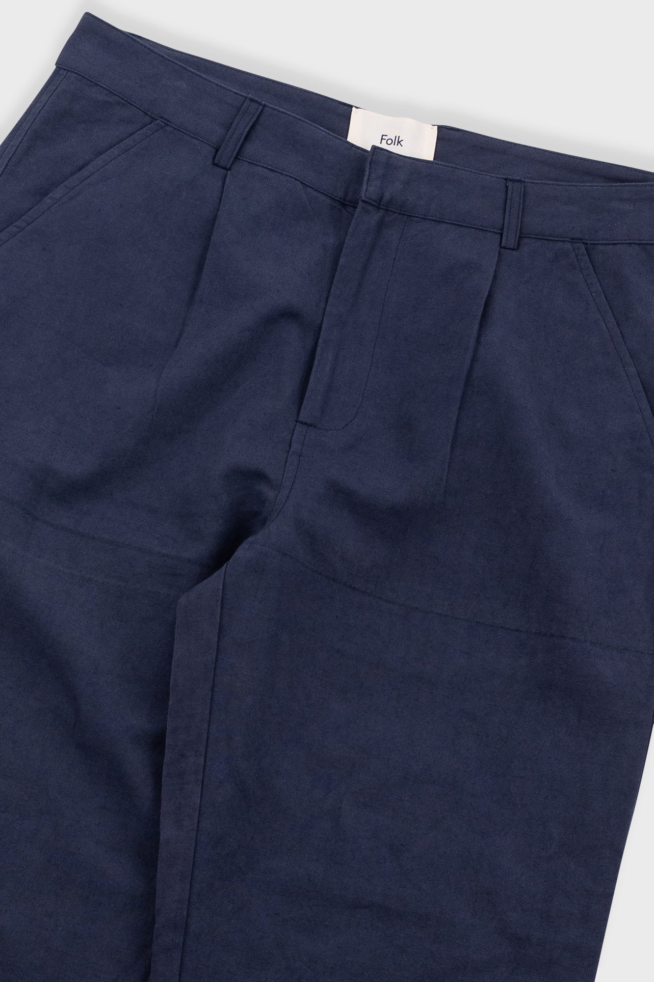 Signal Pant - Dark Navy Slub Linen