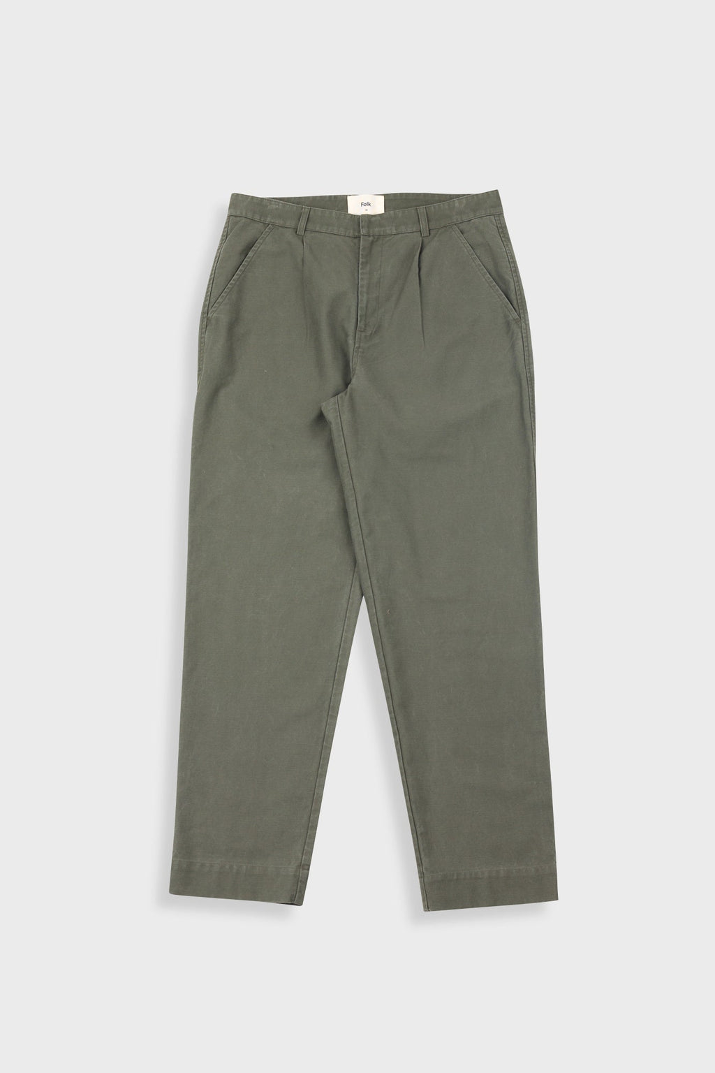 Signal Pant - Dark Olive Slub