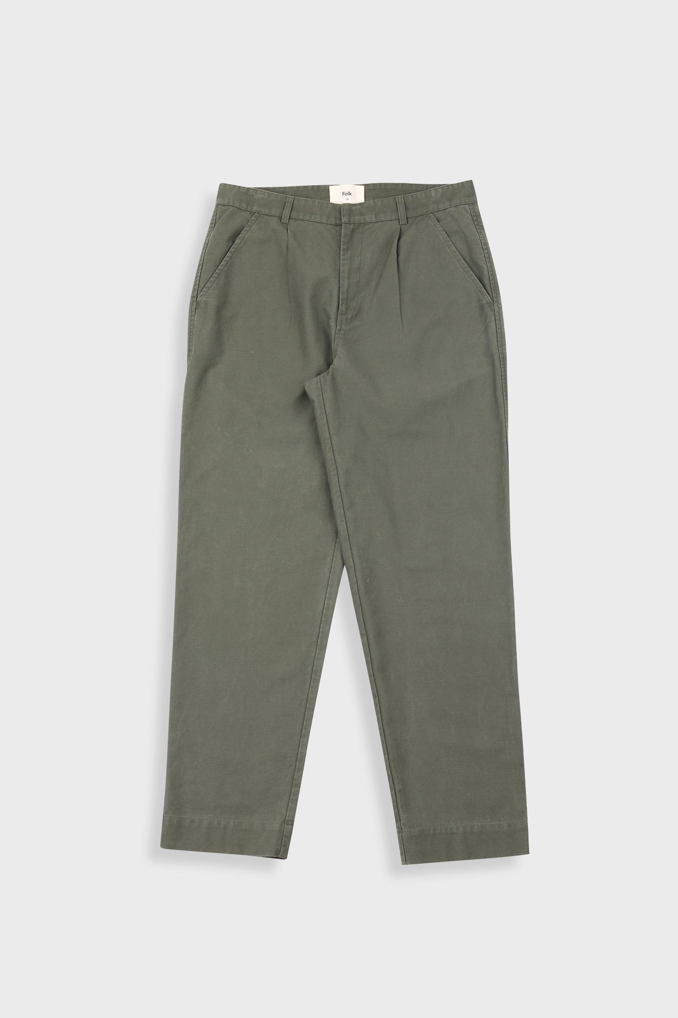 Signal Pant - Dark Olive Slub