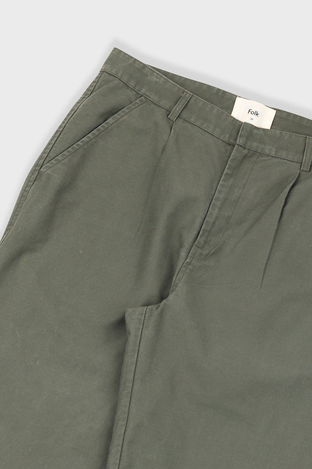 Signal Pant - Dark Olive Slub