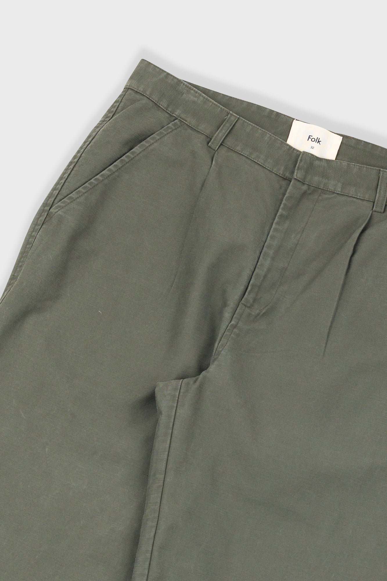 Signal Pant - Dark Olive Slub