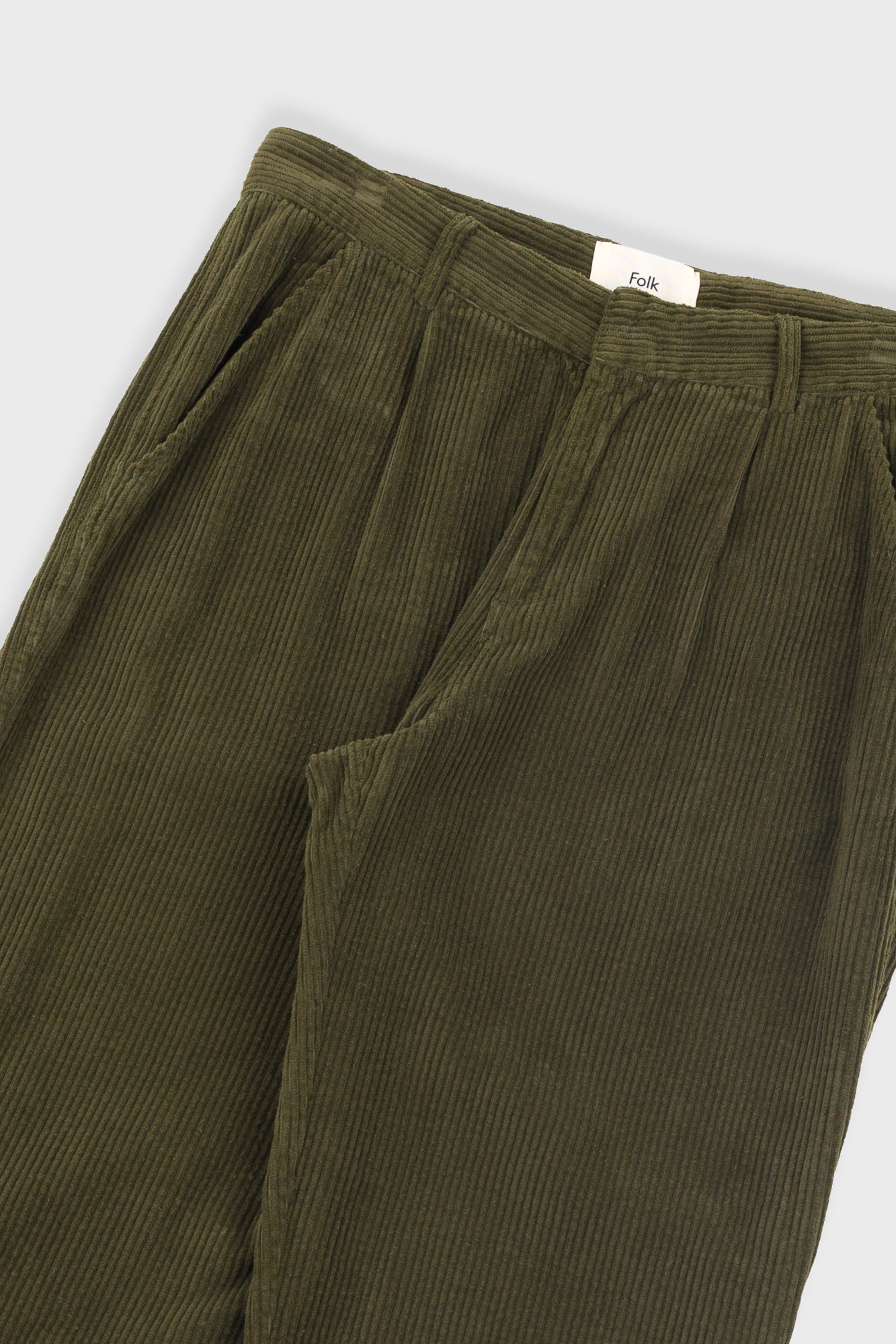 Signal Pant - Olive Chunky Cord