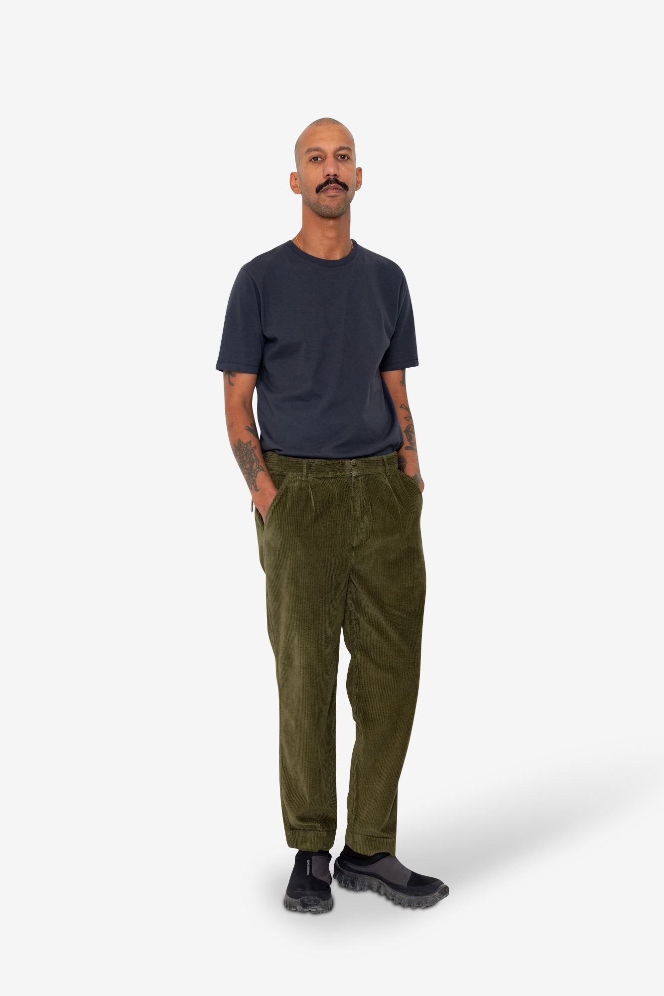 Signal Pant - Olive Chunky Cord